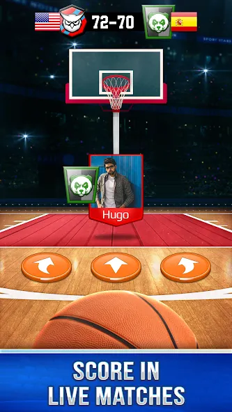 Взлом Basketball Rivals: Sports Game (Баскетбол Ривалс)  [МОД Unlocked] — стабильная версия apk на Андроид screen 1