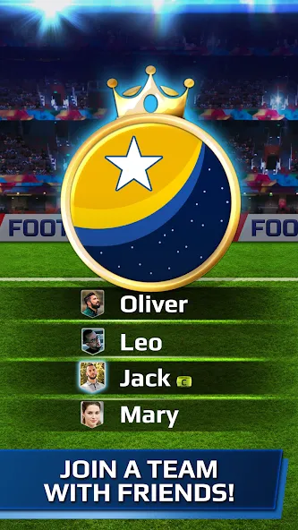 Скачать взломанную Football Rivals: Soccer Game (Футбольные соперники)  [МОД Много монет] — стабильная версия apk на Андроид screen 2