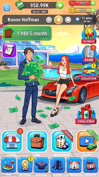 Скачать взломанную Rich Inc. Business & Idle Life  [МОД Unlimited Money] — стабильная версия apk на Андроид screen 5