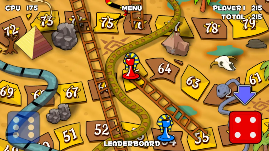 Взлом Snakes and Ladders (Змеи и лестницы)  [МОД Много монет] — стабильная версия apk на Андроид screen 1