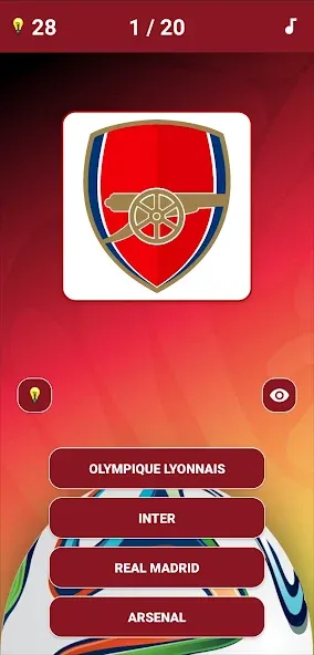 Взлом Guess the Soccer Logo Quiz  [МОД Меню] — стабильная версия apk на Андроид screen 1