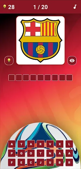 Взлом Guess the Soccer Logo Quiz  [МОД Меню] — стабильная версия apk на Андроид screen 3