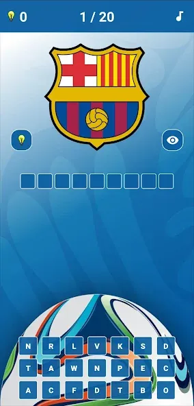 Скачать взлом Soccer Clubs Logo Quiz  [МОД Много монет] — стабильная версия apk на Андроид screen 1