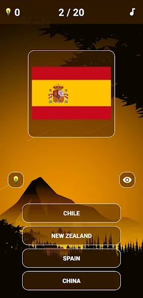 Скачать взлом Geography Quiz — World Flags 1  [МОД Все открыто] — последняя версия apk на Андроид screen 1