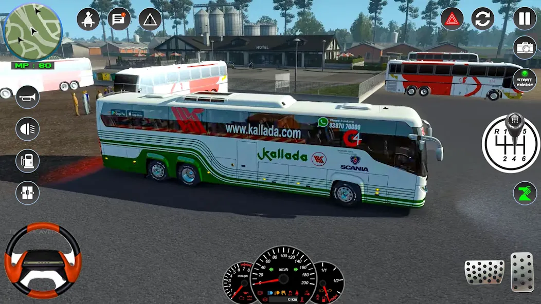 Взлом Bus Simulator 2023 — City Bus  [МОД Много денег] — полная версия apk на Андроид screen 5