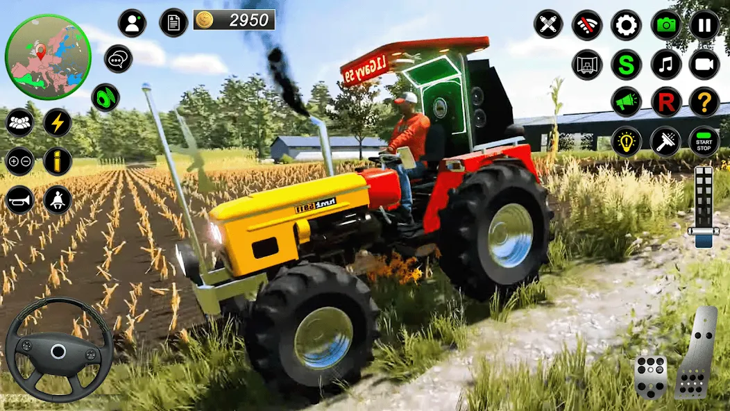 Скачать взломанную Real Farmer Tractor Drive Game (Фармер Трактор 3Д Фермерские Игры)  [МОД Unlimited Money] — последняя версия apk на Андроид screen 3