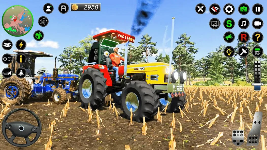 Скачать взломанную Real Farmer Tractor Drive Game (Фармер Трактор 3Д Фермерские Игры)  [МОД Unlimited Money] — последняя версия apk на Андроид screen 5