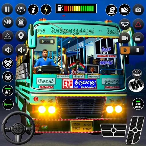 Взломанная Real Passenger Bus Driving Sim  [МОД Много денег] — полная версия apk на Андроид screen 1