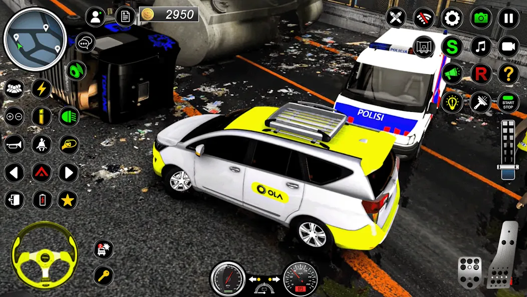 Скачать взломанную City Taxi Games Taxi Simulator (Русские такси игры на автомобилях)  [МОД Menu] — стабильная версия apk на Андроид screen 2