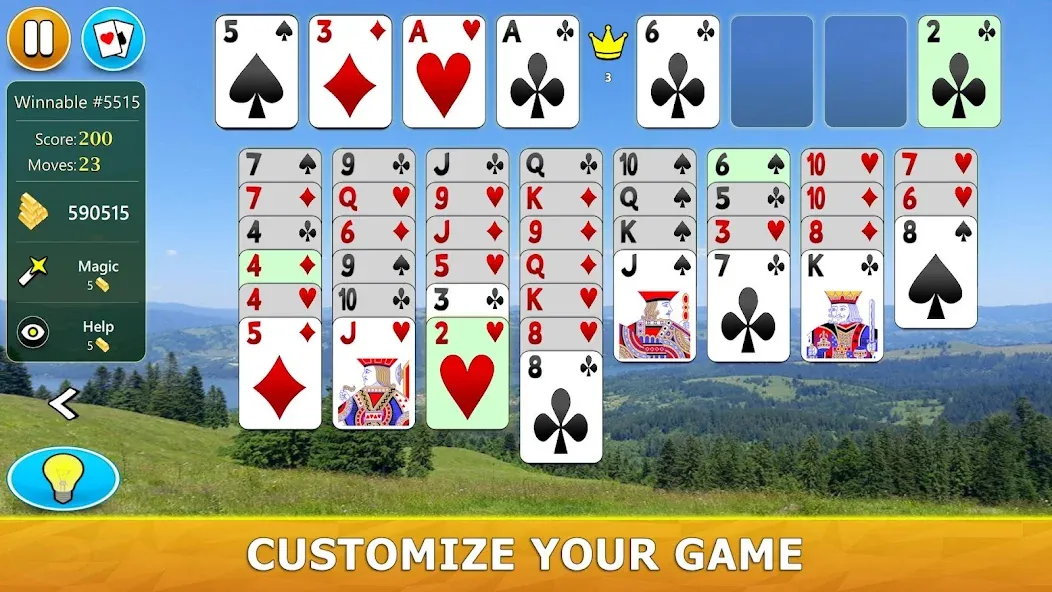 Взломанная FreeCell Solitaire — Card Game  [МОД Unlimited Money] — последняя версия apk на Андроид screen 4