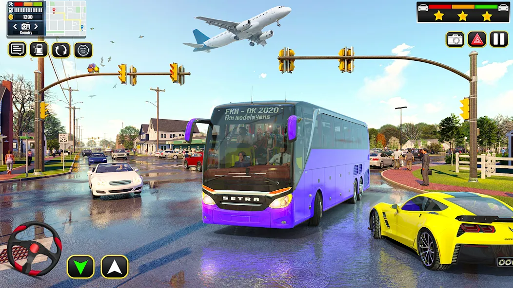 Скачать взлом City Bus Simulator Bus Games (Сити Бас Симулятор Бас Игры)  [МОД Бесконечные монеты] — стабильная версия apk на Андроид screen 2