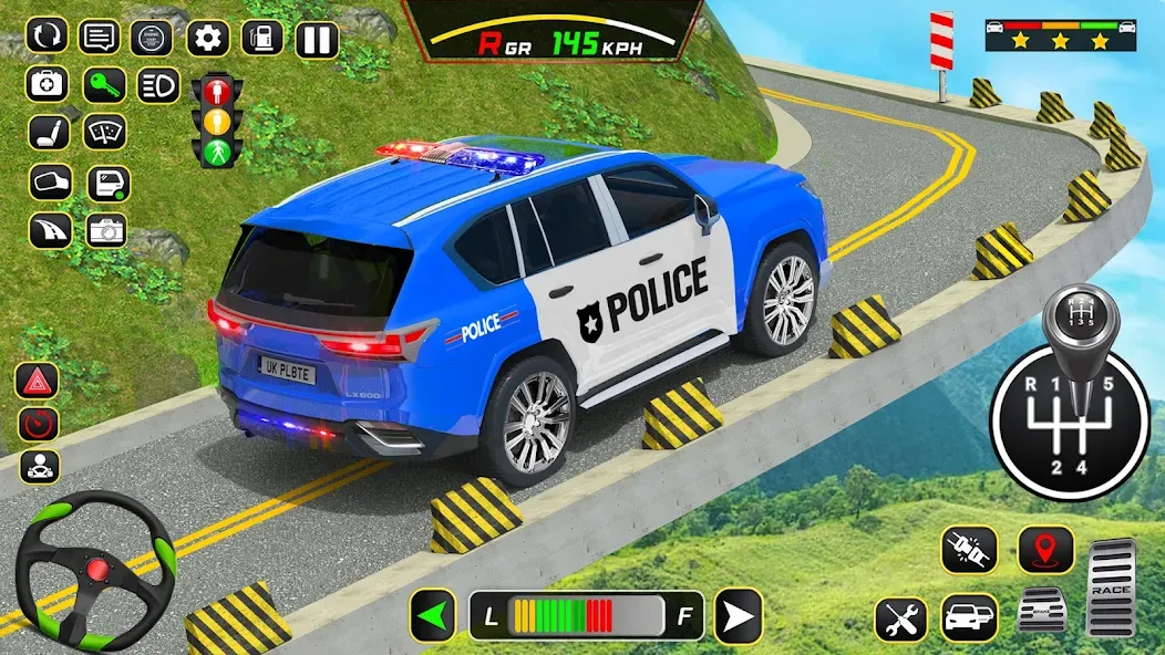 Взлом Police Car Driving School Game (Полицейская школа вождения автомобилей)  [МОД Много денег] — полная версия apk на Андроид screen 3