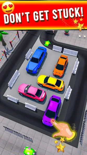 Скачать взломанную Traffic Jam — Car Escape Games (Паркинг Джем 3D)  [МОД Бесконечные деньги] — последняя версия apk на Андроид screen 5