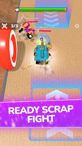 Взломанная Scrap Robot Fighting (Скрап Робот Файтинг)  [МОД Unlocked] — последняя версия apk на Андроид screen 3