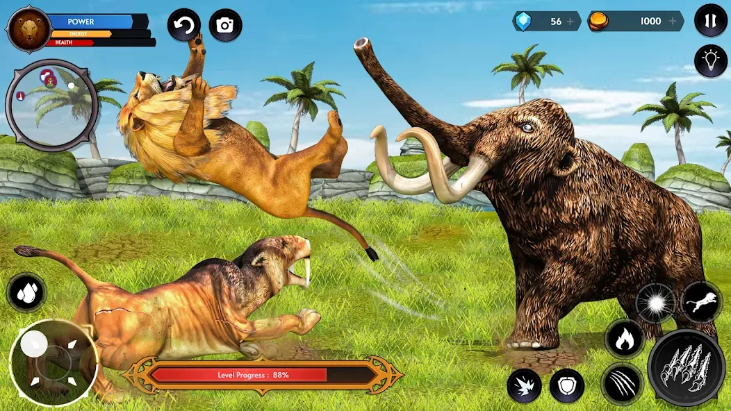 Скачать взлом Lion Simulator Wild Lion Games  [МОД Много денег] — последняя версия apk на Андроид screen 5