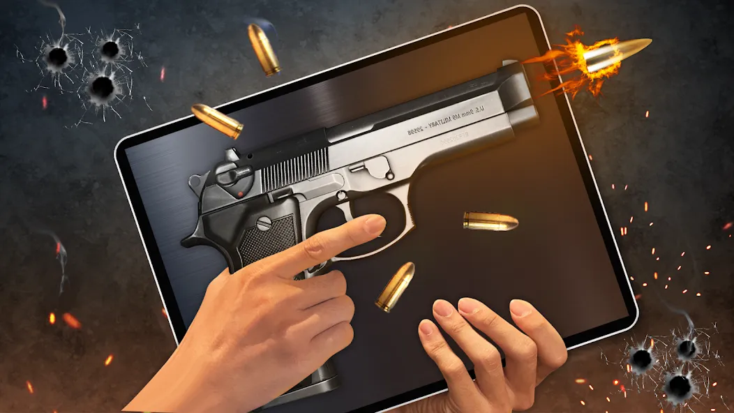 Взлом Gun Simulator 3D & Time Bomb  [МОД Все открыто] — полная версия apk на Андроид screen 1