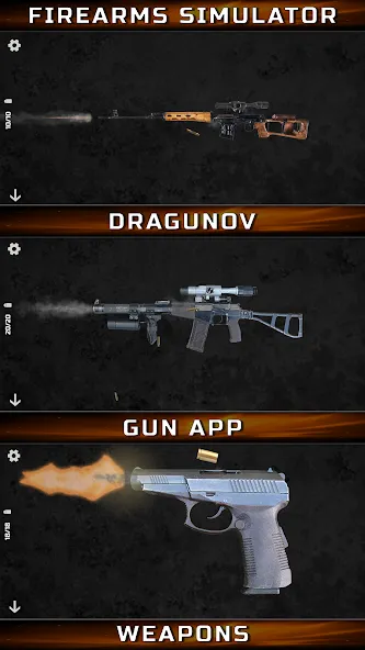 Скачать взлом Gun Simulator : Tough Guns  [МОД Много монет] — полная версия apk на Андроид screen 4