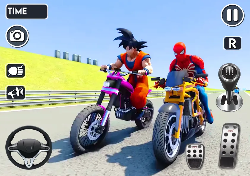 Взлом Spider Bike Stunt 3D Mega Ramp  [МОД Много денег] — стабильная версия apk на Андроид screen 3