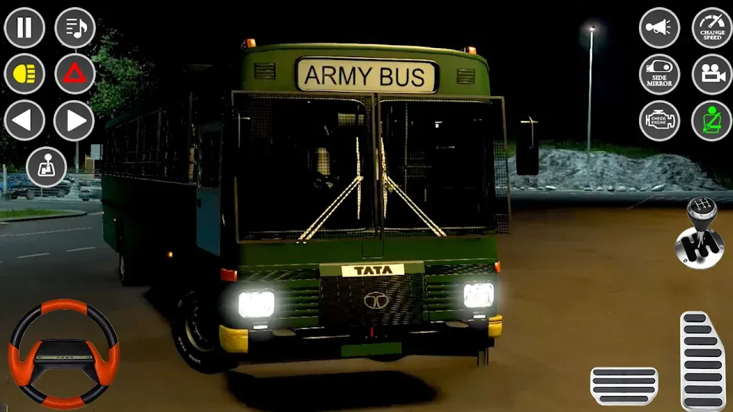 Взломанная US Military Coach Simulator 3D  [МОД Много денег] — последняя версия apk на Андроид screen 1