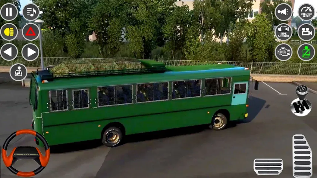 Взломанная US Military Coach Simulator 3D  [МОД Много денег] — последняя версия apk на Андроид screen 4