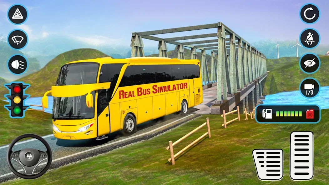 Скачать взлом Real Bus Simulator: WW BusTour (Риал Бас Симулятор)  [МОД Unlimited Money] — полная версия apk на Андроид screen 2