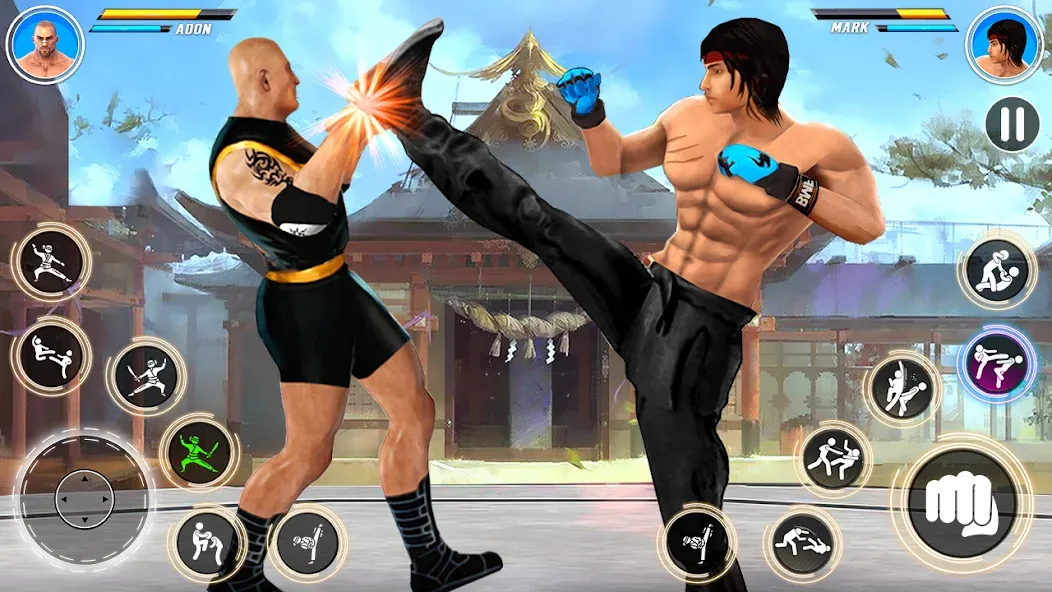 Скачать взломанную Kung Fu karate: Fighting Games  [МОД Unlimited Money] — полная версия apk на Андроид screen 3