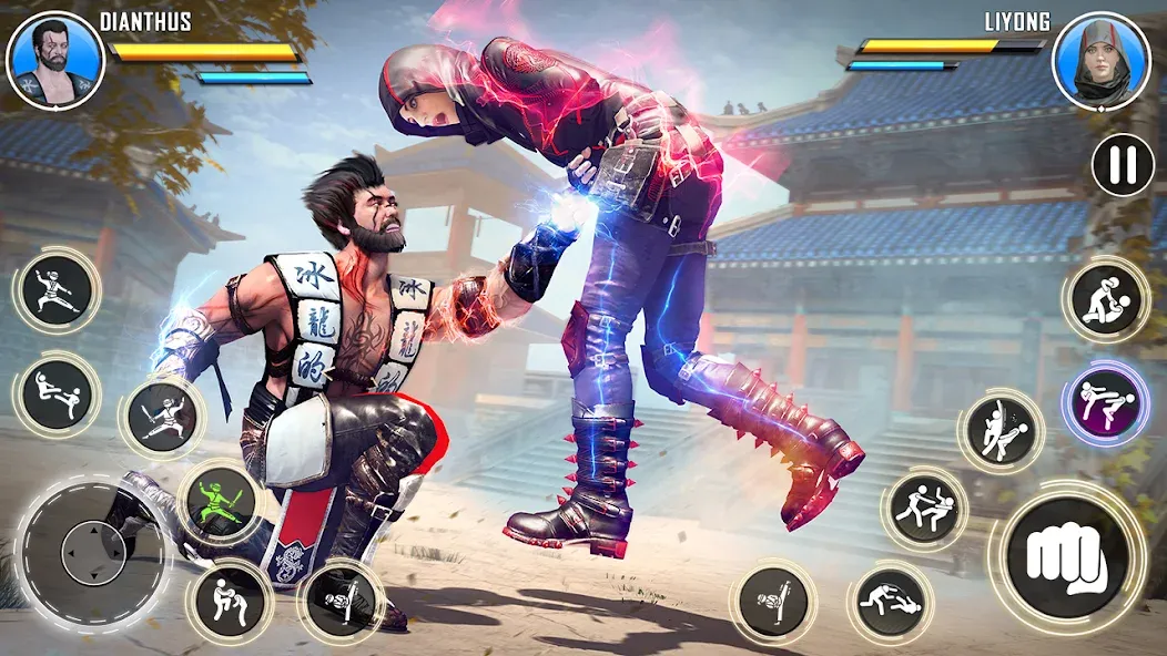 Скачать взломанную Kung Fu karate: Fighting Games  [МОД Unlimited Money] — полная версия apk на Андроид screen 5