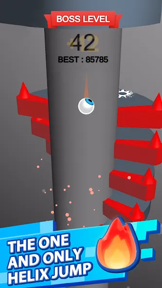 Взломанная Helix Jump (Хеликс Джамп)  [МОД Unlocked] — стабильная версия apk на Андроид screen 1