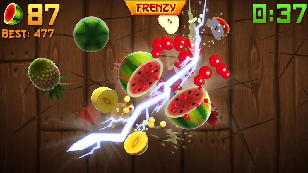 Взломанная Fruit Ninja® (Фрут Ниндзя)  [МОД Много монет] — стабильная версия apk на Андроид screen 1