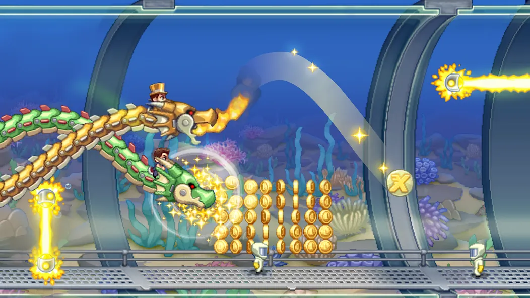 Взломанная Jetpack Joyride (Джетпак Джойрайд)  [МОД Все открыто] — последняя версия apk на Андроид screen 1