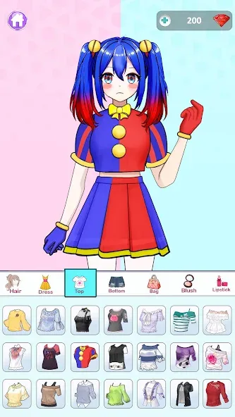 Скачать взлом Anime Dress Up and Makeup Game  [МОД Меню] — стабильная версия apk на Андроид screen 1