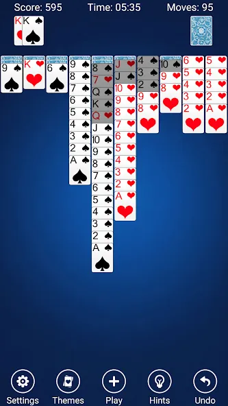 Взломанная Spider Solitaire  [МОД Много монет] — полная версия apk на Андроид screen 4