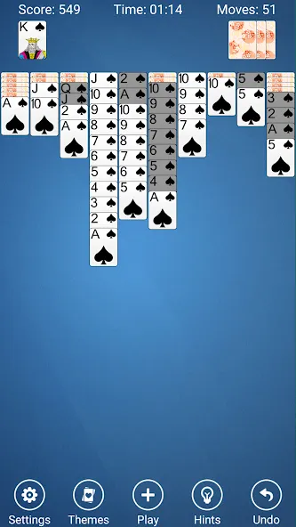 Взломанная Spider Solitaire  [МОД Много монет] — полная версия apk на Андроид screen 5