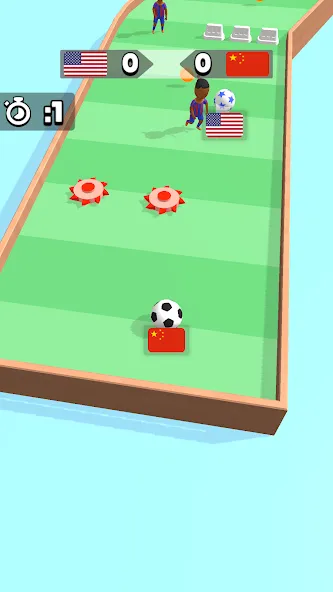 Взломанная Soccer Dash (окер Даш)  [МОД Бесконечные монеты] — стабильная версия apk на Андроид screen 2