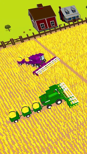 Взломанная Harvest.io – 3D Farming Arcade  [МОД Unlocked] — стабильная версия apk на Андроид screen 1