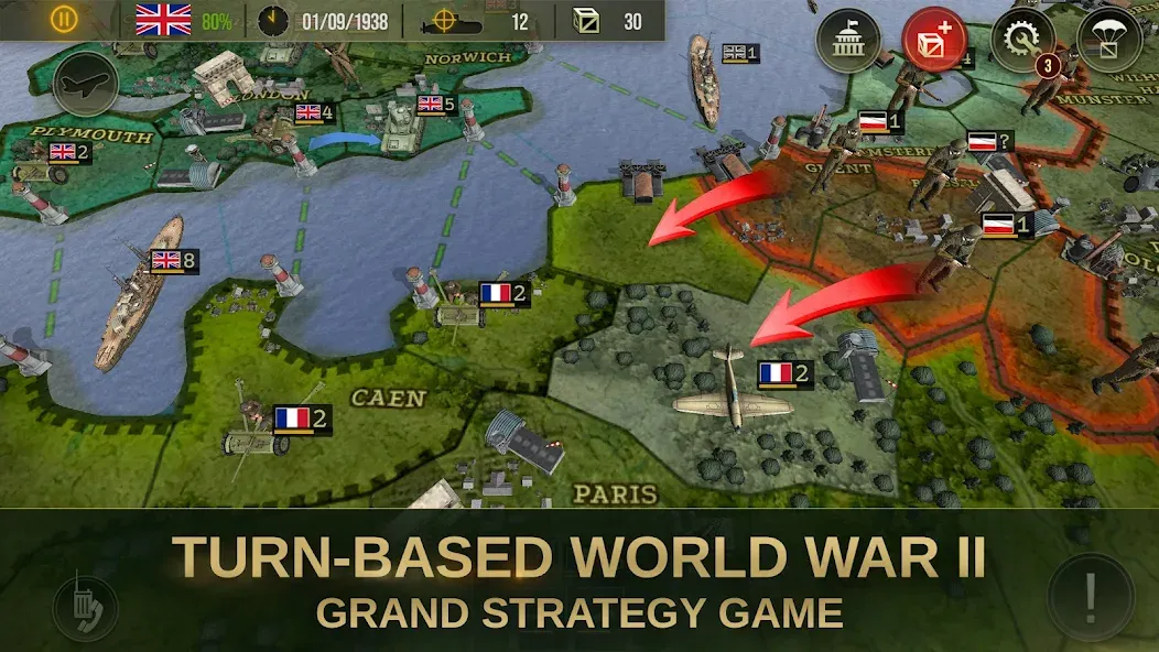 Взломанная Strategy&Tactics 2: WWII  [МОД Много монет] — стабильная версия apk на Андроид screen 1