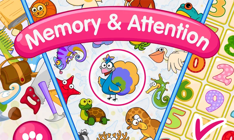 Взлом Memory & Attention Training  [МОД Много монет] — последняя версия apk на Андроид screen 1