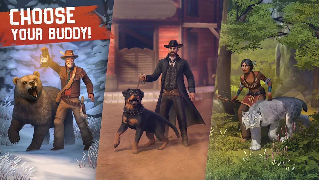 Скачать взломанную Westland Survival: Cowboy Game (Вестланд Сурвайвал)  [МОД Меню] — последняя версия apk на Андроид screen 1