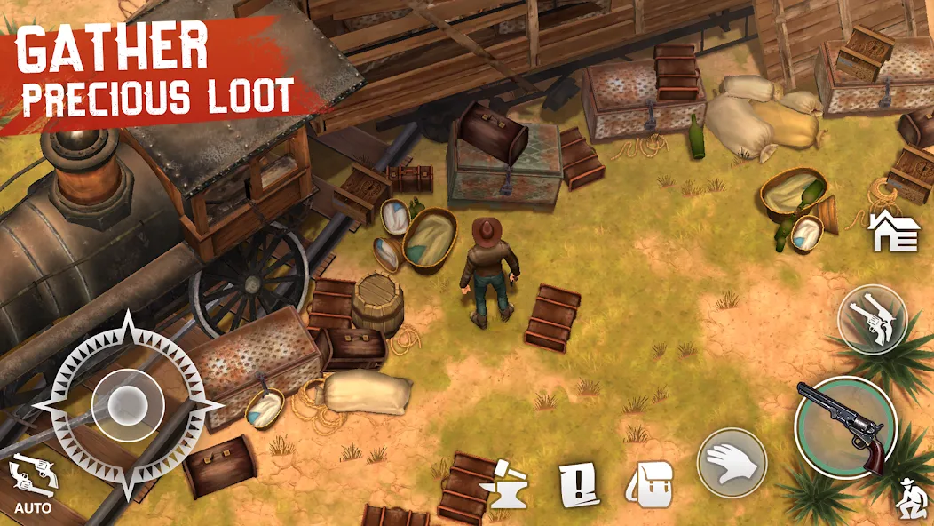 Скачать взломанную Westland Survival: Cowboy Game (Вестланд Сурвайвал)  [МОД Меню] — последняя версия apk на Андроид screen 4