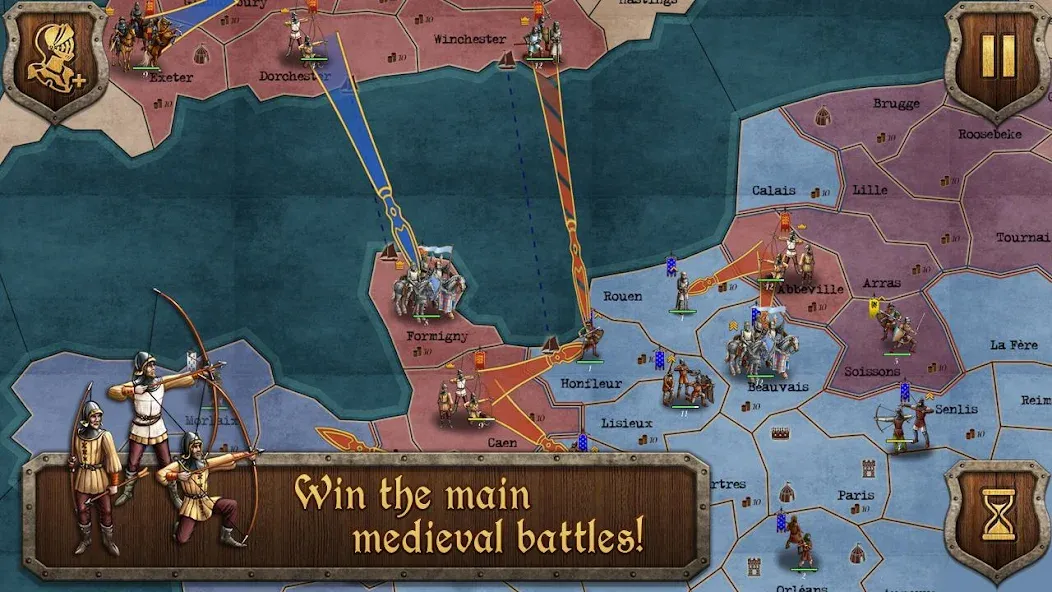 Скачать взломанную S&T: Medieval Wars  [МОД Много денег] — последняя версия apk на Андроид screen 1