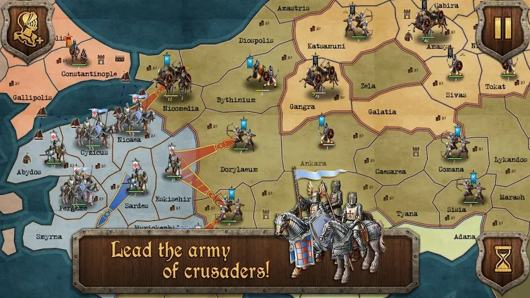 Скачать взломанную S&T: Medieval Wars  [МОД Много денег] — последняя версия apk на Андроид screen 2