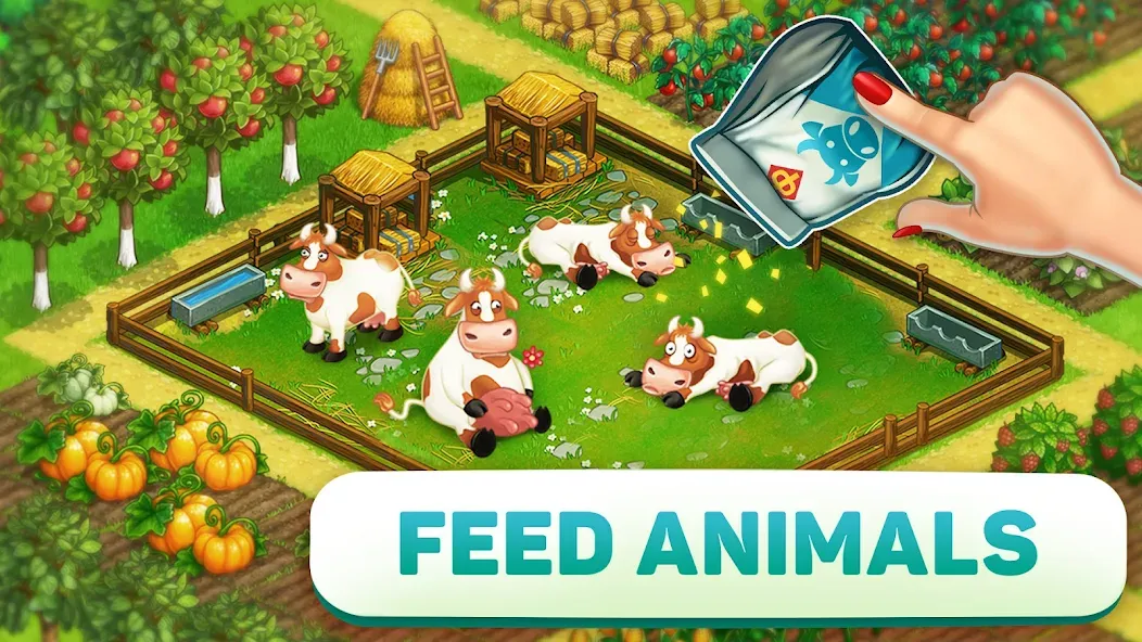 Скачать взломанную Superfarmers: Superhero Farm  [МОД Много денег] — последняя версия apk на Андроид screen 2