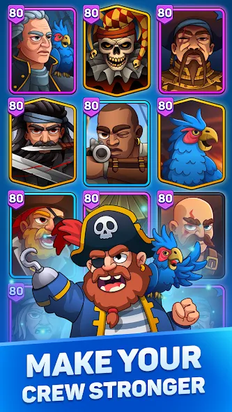 Скачать взломанную Pirates & Puzzles：Ship Battles  [МОД Unlocked] — стабильная версия apk на Андроид screen 3