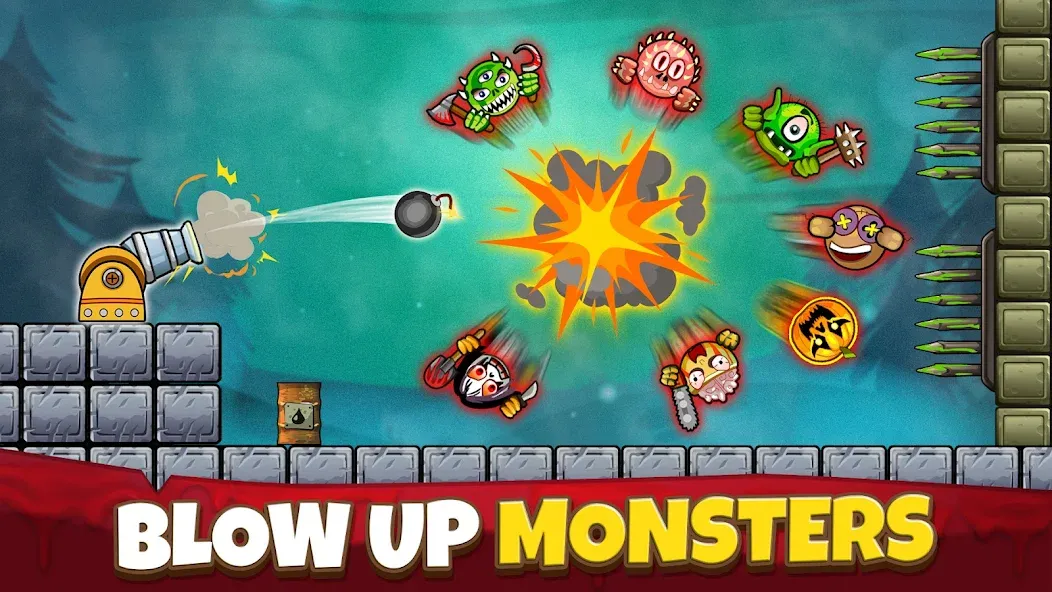 Взломанная Crush the Monsters：Foul Puzzle  [МОД Mega Pack] — полная версия apk на Андроид screen 1