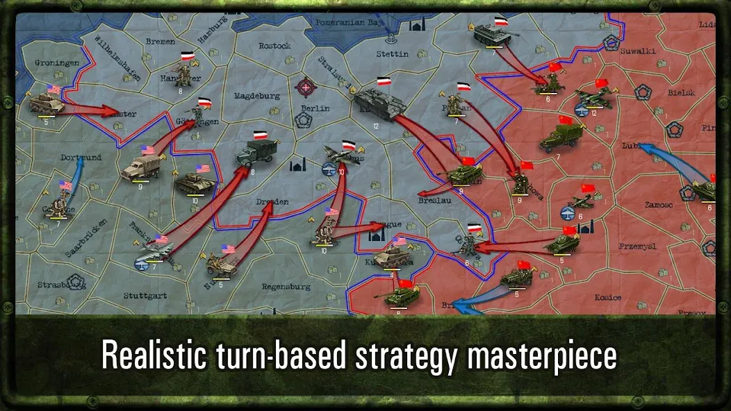 Взломанная Strategy & Tactics: WW2  [МОД Mega Pack] — стабильная версия apk на Андроид screen 1