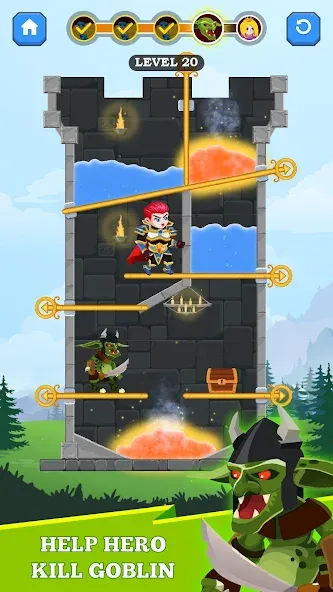 Скачать взлом Hero Rescue (Герой Спасения)  [МОД Все открыто] — последняя версия apk на Андроид screen 2