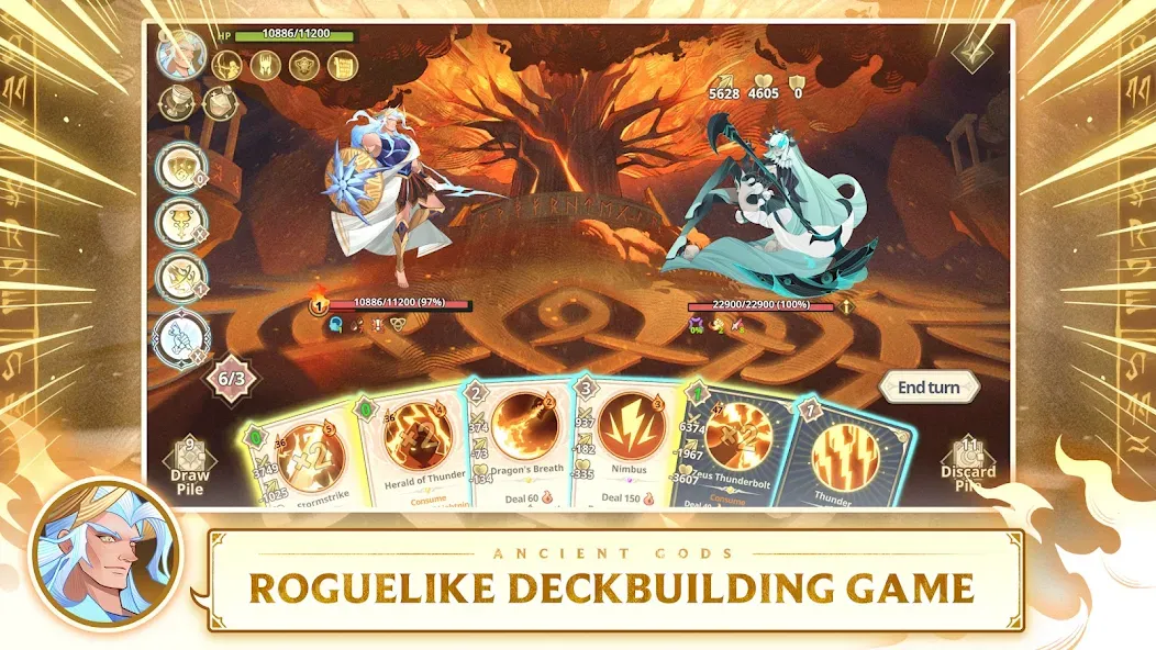 Скачать взлом Ancient Gods: Card Battle RPG (Эншент Годс)  [МОД Unlocked] — последняя версия apk на Андроид screen 2