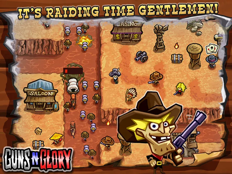 Взломанная Guns'n'Glory  [МОД Menu] — стабильная версия apk на Андроид screen 1