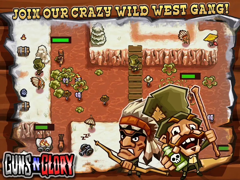 Взломанная Guns'n'Glory  [МОД Menu] — стабильная версия apk на Андроид screen 2