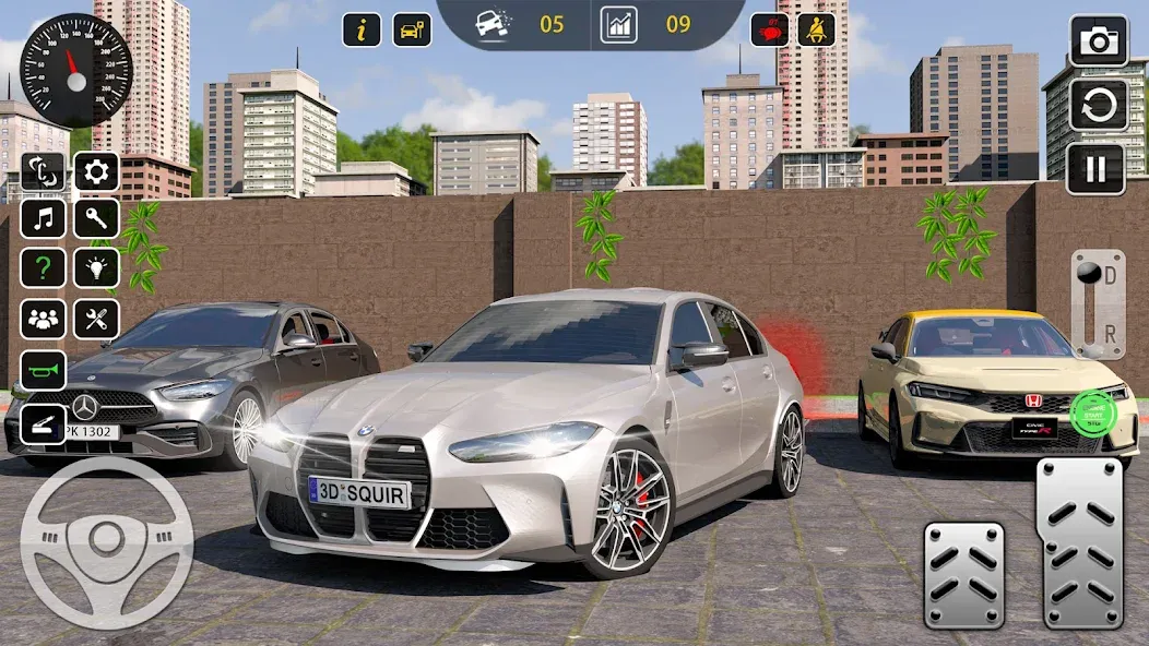 Скачать взломанную Super Car Parking 3d Games  [МОД Много денег] — стабильная версия apk на Андроид screen 3